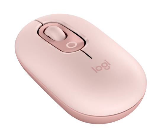 Logitech POP Mouse With Emoji Button Rose