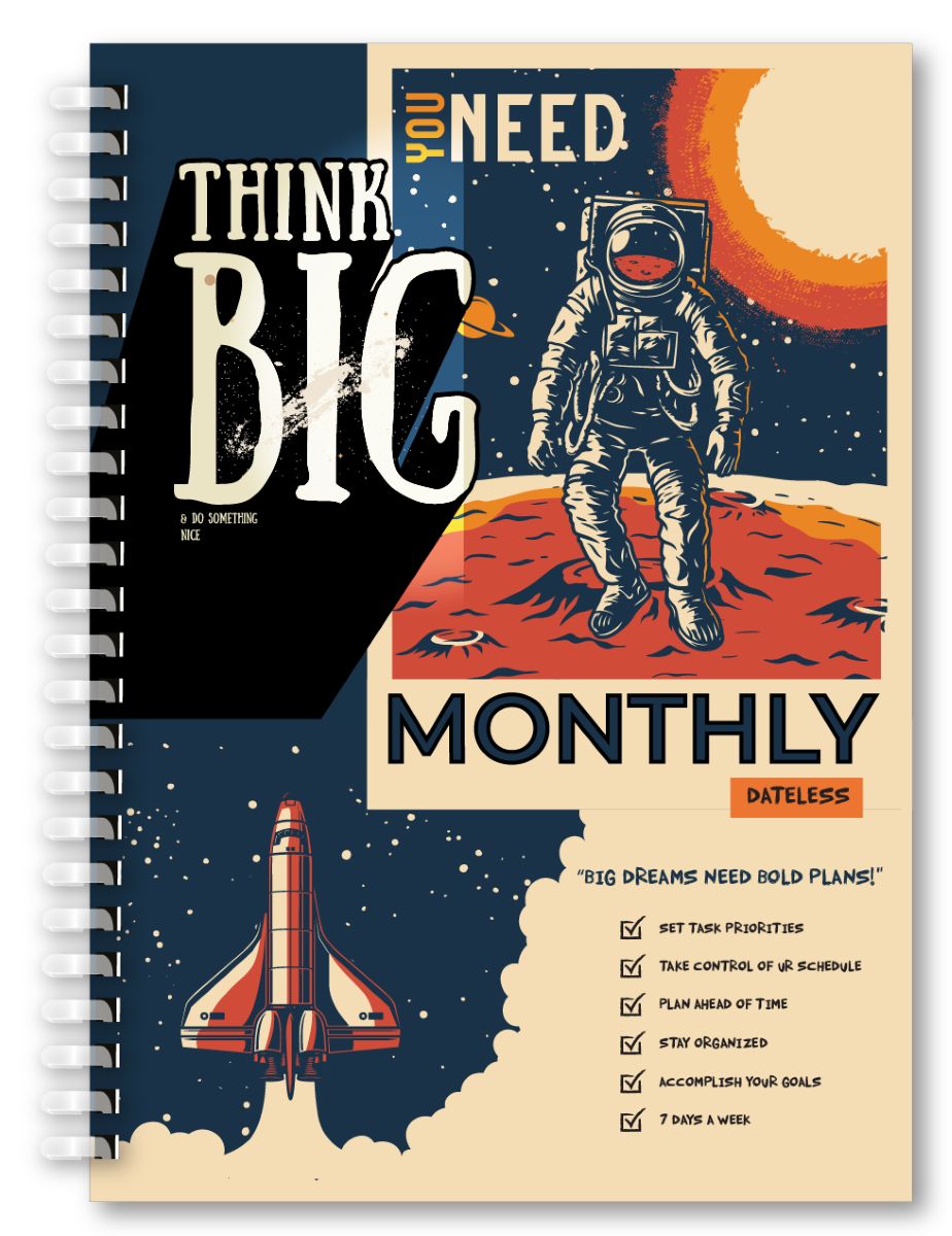 Undated Planner Notebook'26 A5 - Space