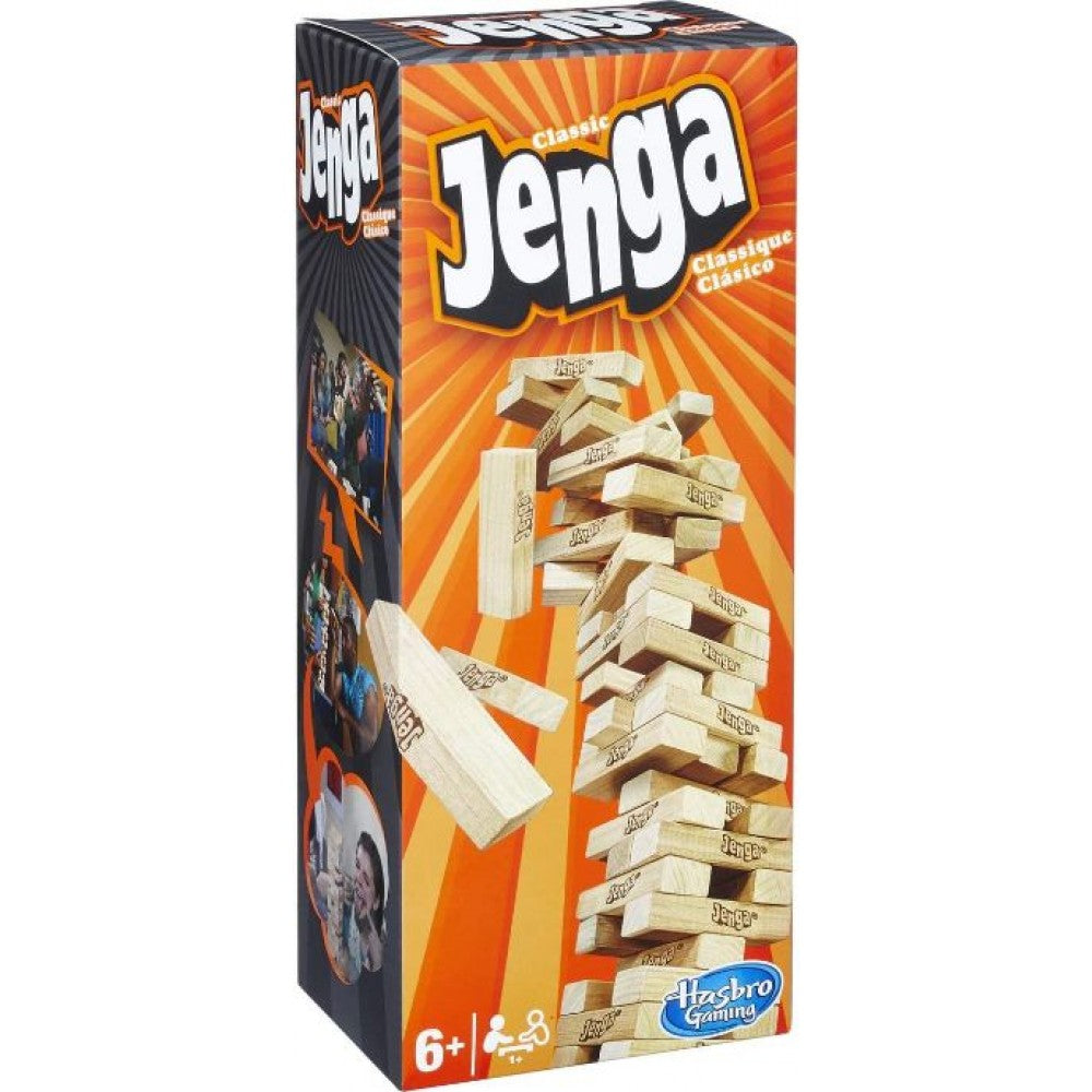 HASBRO JENGA WOODEN BLOCKS  GAME
