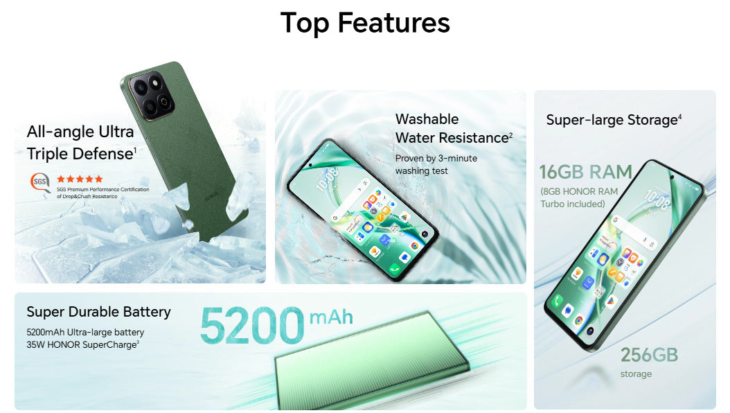 HONOR 200 SMART (5G 6.8 (8+8GB/256GB) Forest Green