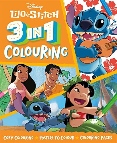  Disney Lilo & Stitch: 3 in 1 Colouring