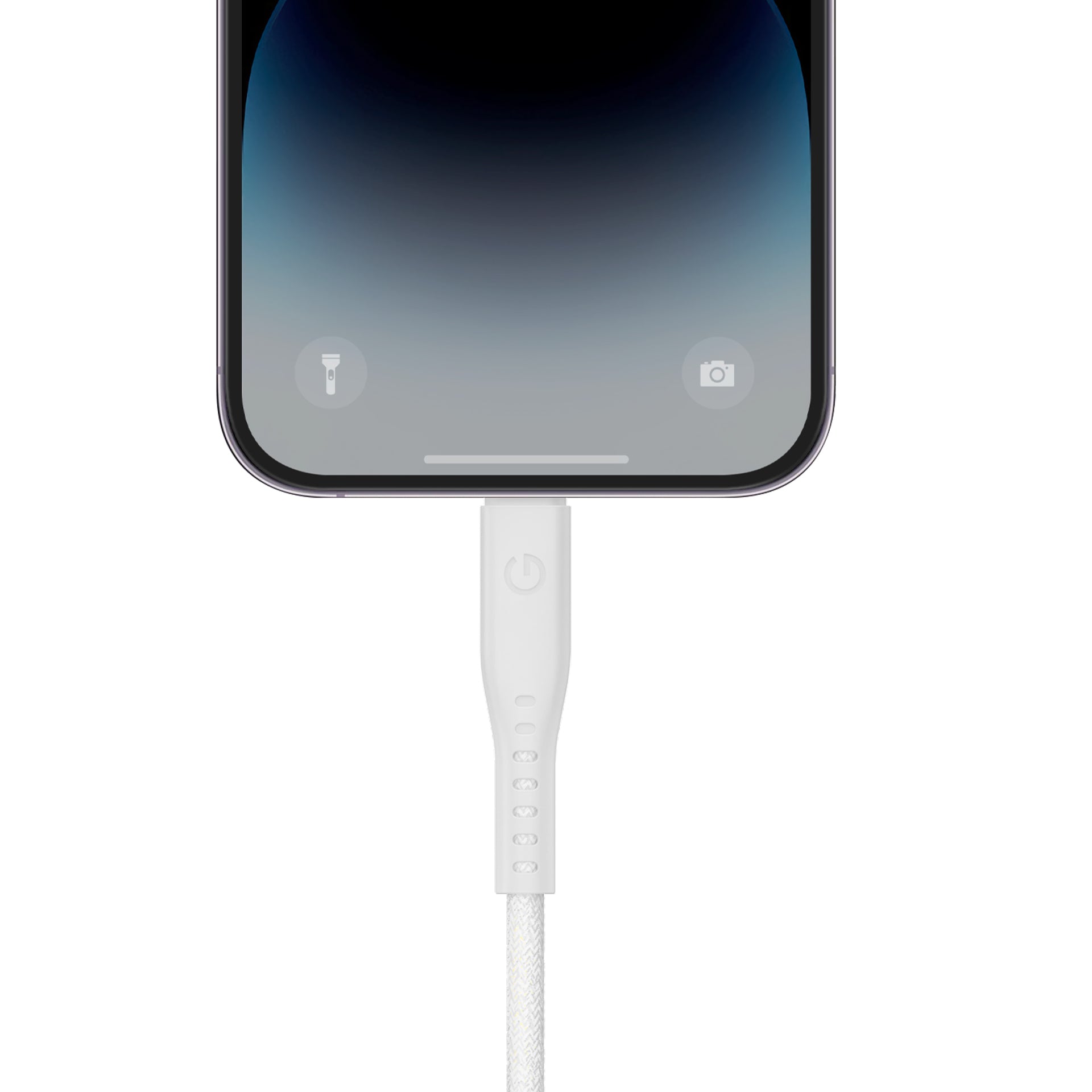 Energea Flow USB C-L 1.5M With MCT Cable - White