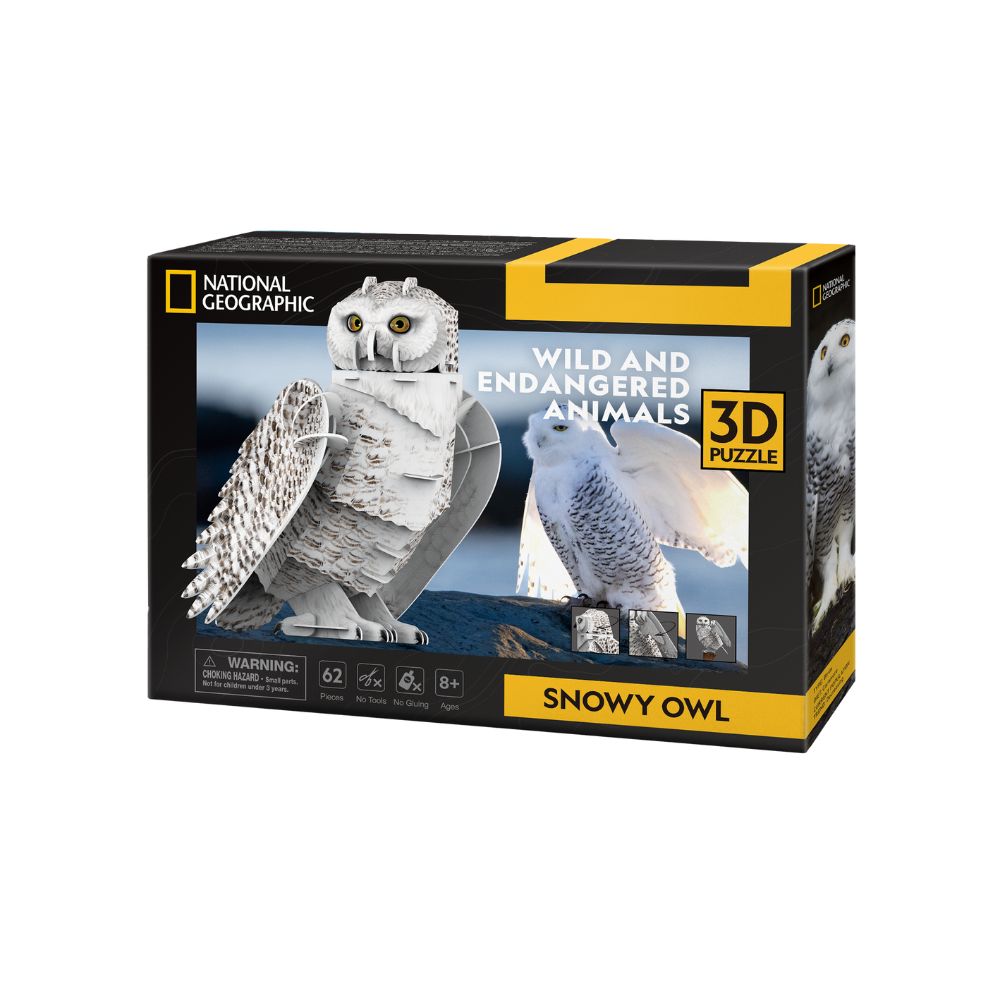 NG 3D PUZZLE SNOWY OWL