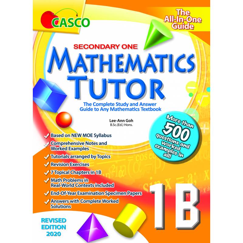 Secondary Mathematics Tutor 1B - Revised Edition 2020