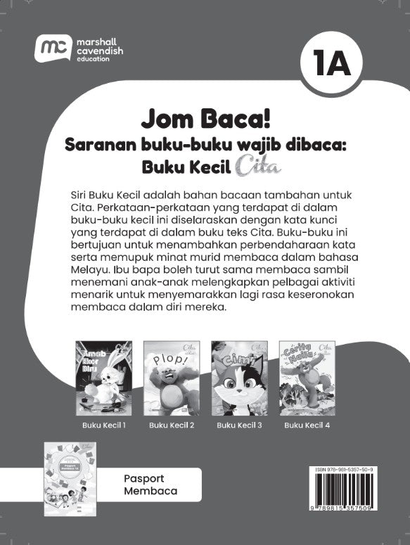 Malay Language For Pri Schools (MLPS) (Cita) Small Reader & Reading Passport Bundle P1A