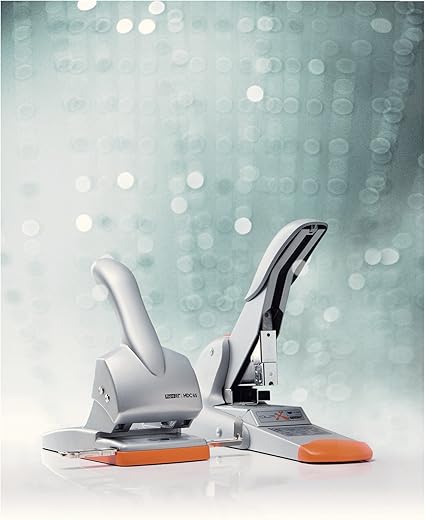 Rapid Fashion Heavy Duty Hole Punch HDC65 (Silver/Orange)