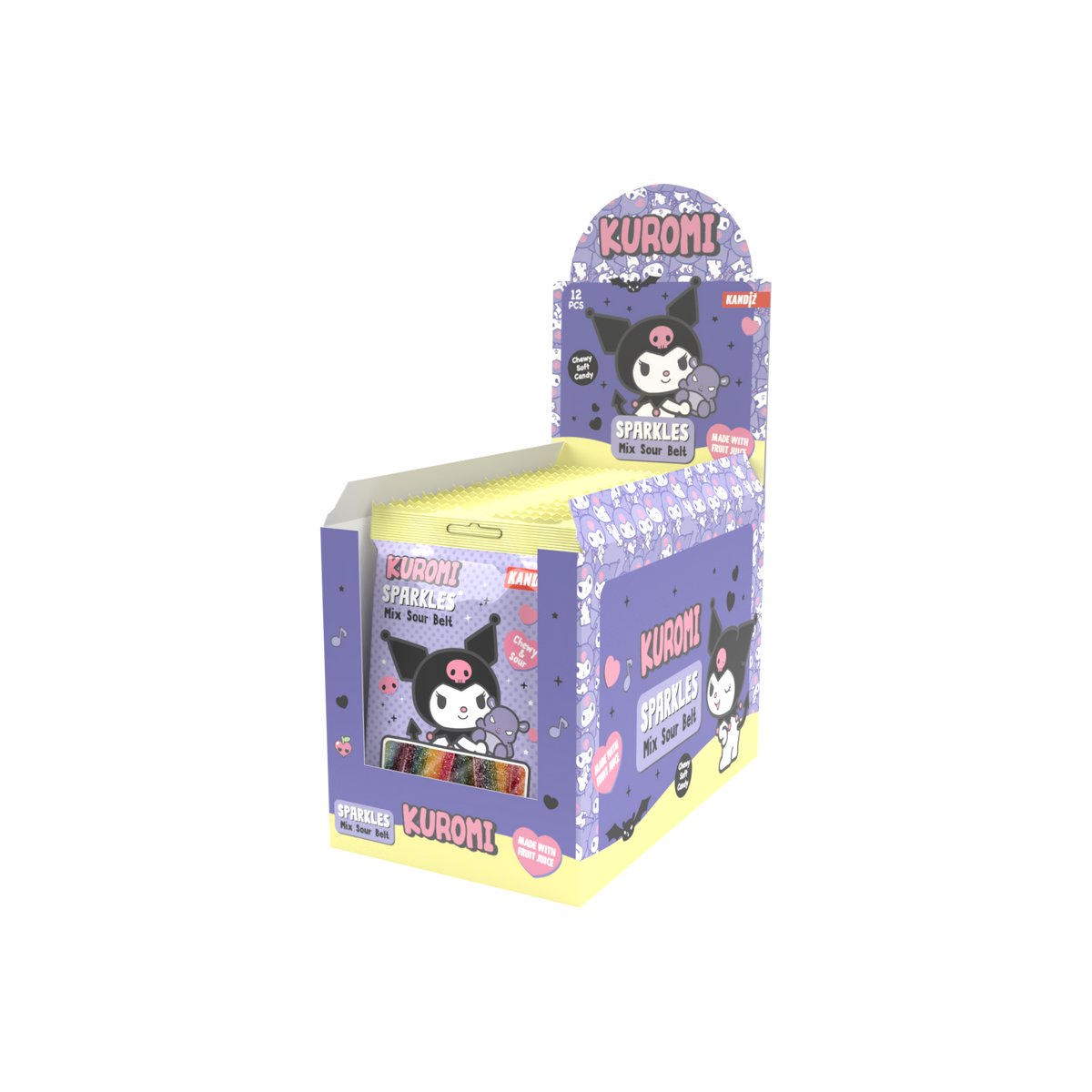 Kuromi Sparkles Belt Fruits 80g
