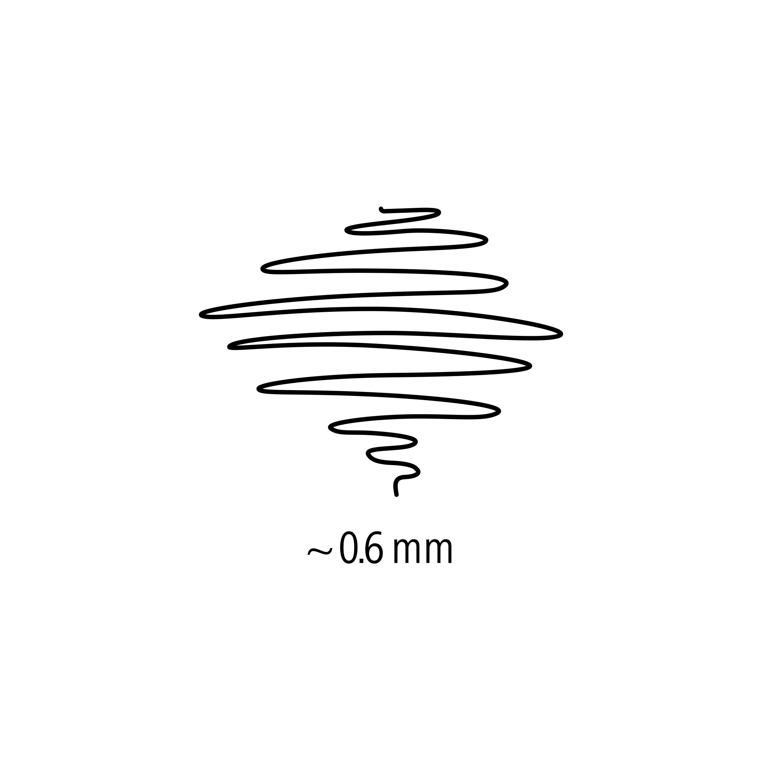 STAEDTLER 318 OHP PEN F 0.6 mm PERMANENT