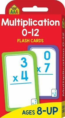 Multiplication 0–12 Flash Cards Ages 8+