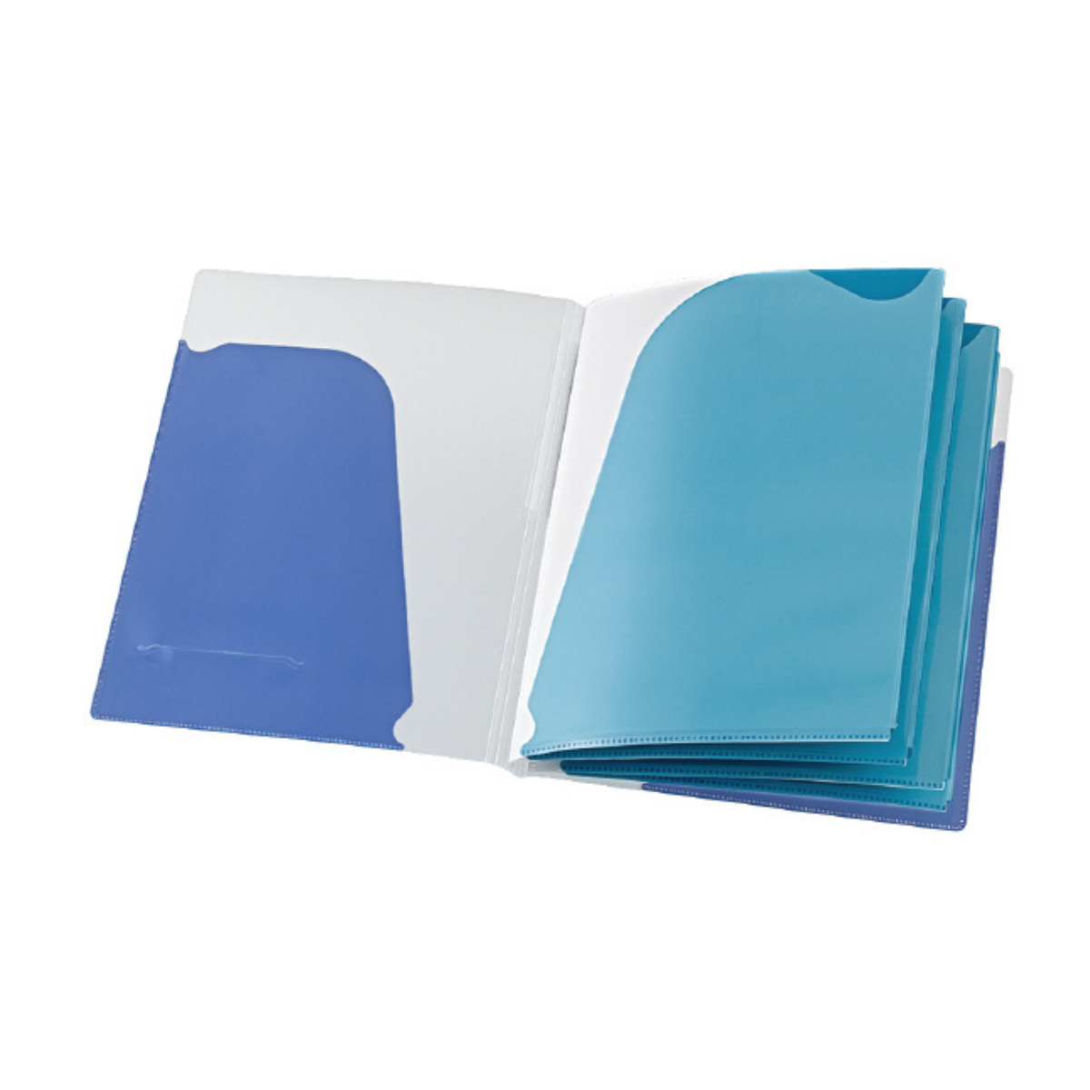 Novita Pocket Book A4 8 Pocket - Blue