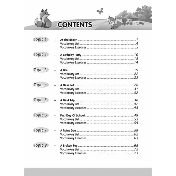 Primary 1 Vocabulary for Composition