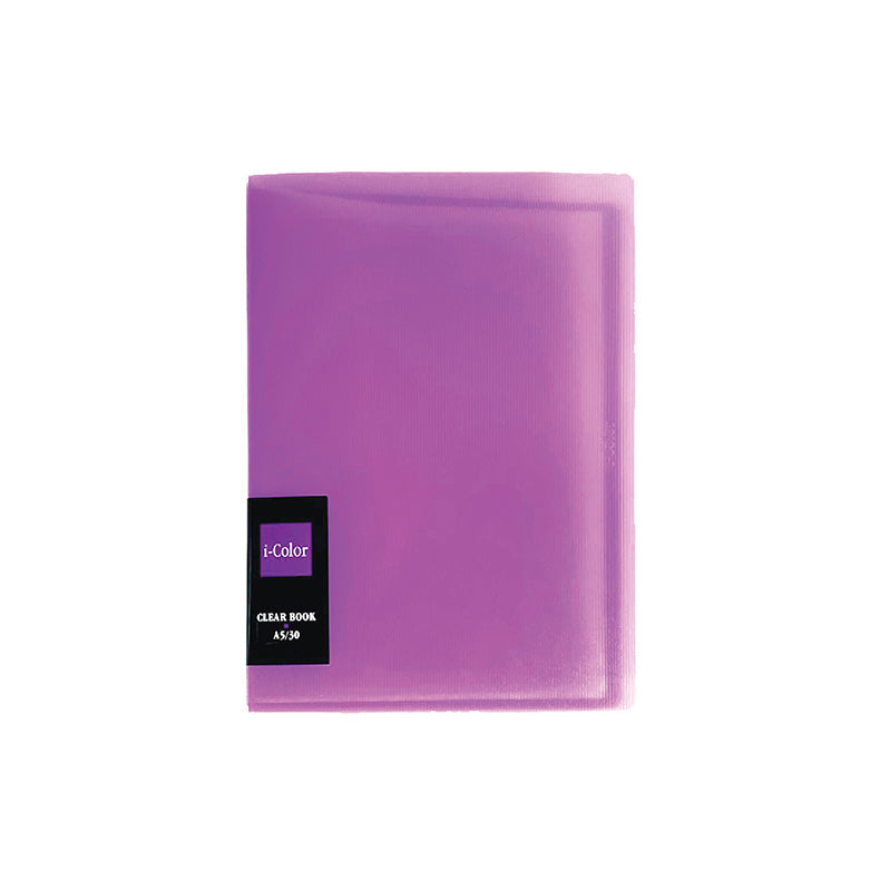 NCL iColour Clear Book A5 30 poc Violet