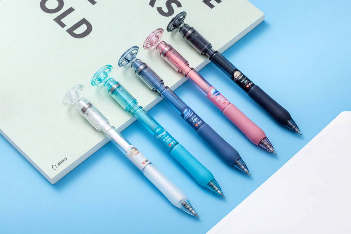  Planet Click Gel Pen - 5 Assorted Colour 