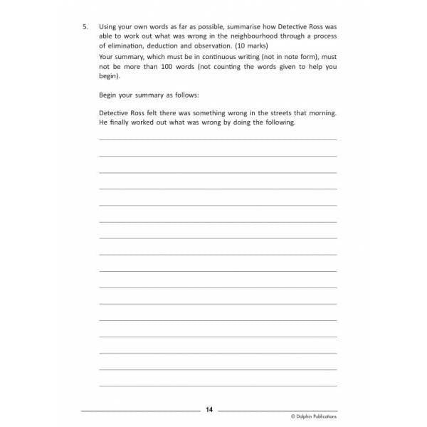 Secondary 1 English Practice Papers