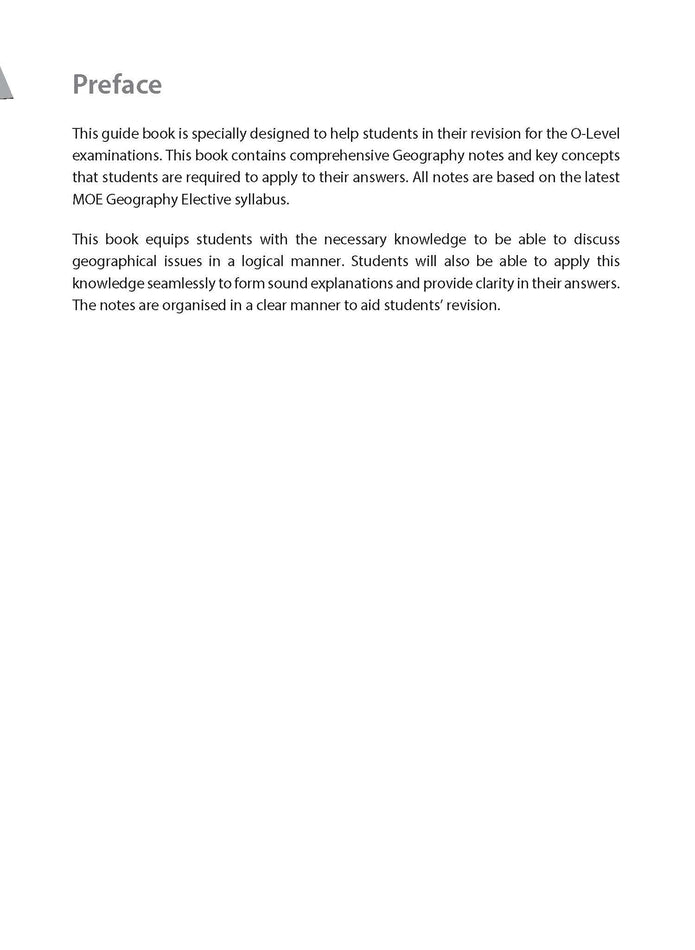 Ace Your O-Level Geography Key Revision Notes 2nd Edition