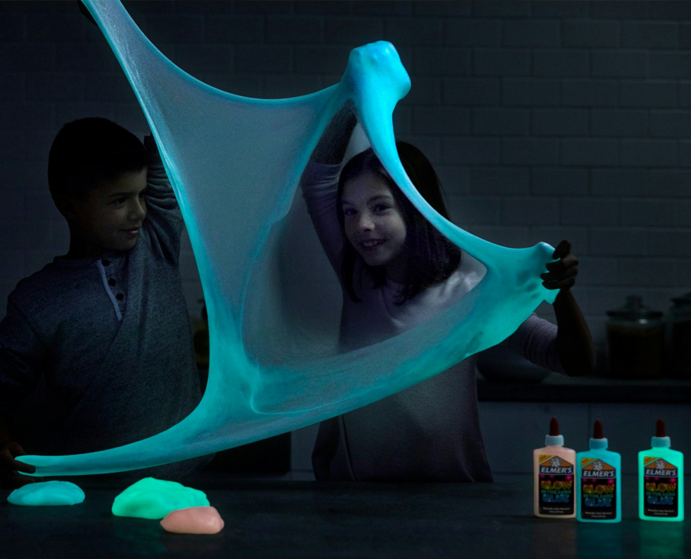 ELMER'S GLOW IN THE DARK GLUE 5o, ORANGE