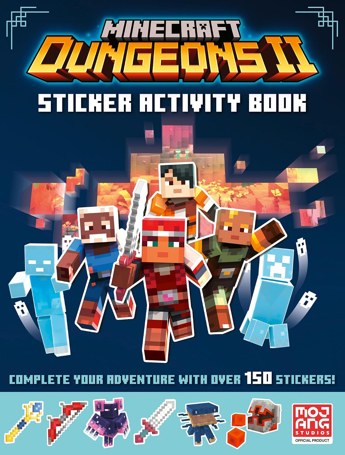 Minecraft Dungeons 2: Sticker Activity Book: The Newest Ultimate Activity Book With Fun Stickers For Gamers, Minecraft Fans and Children Aged 6+ (Paperback)