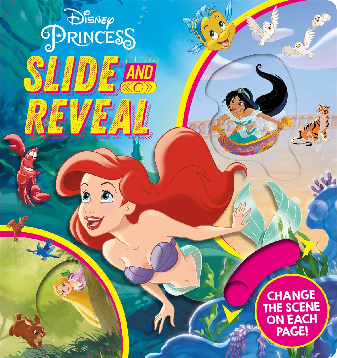 Disney Princess: Slide and Reveal (Activity Board Book)