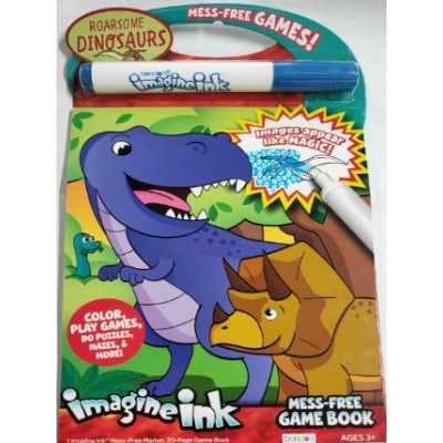 Game Book: Dinosaur Imagine Ink Mess Free
