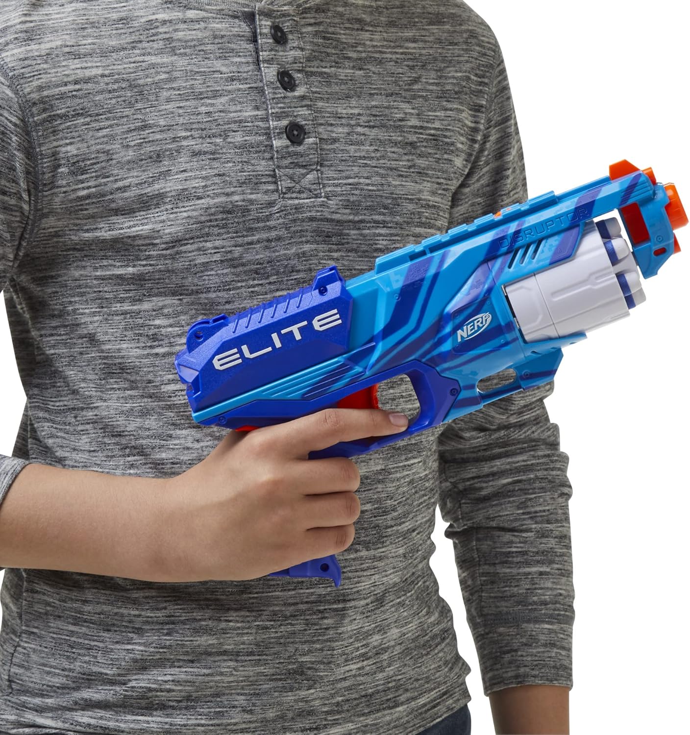 HASBRO NERF ELITE DISRUPTOR BLASTER REFLEX BLUE