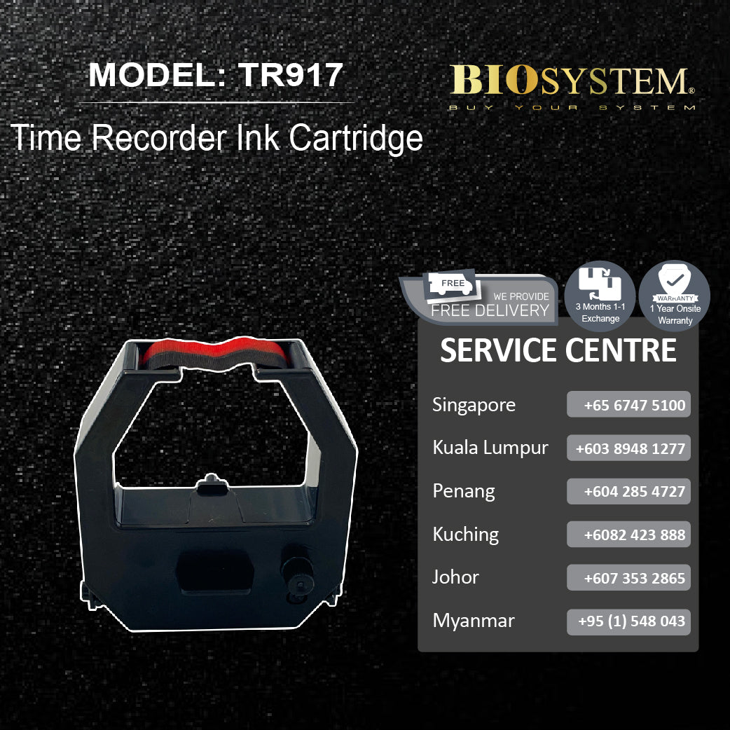 Time Recorder Ink Ribbon Time Recorder Ink Ribbon TR917 – Popular Book Company Pte Ltd