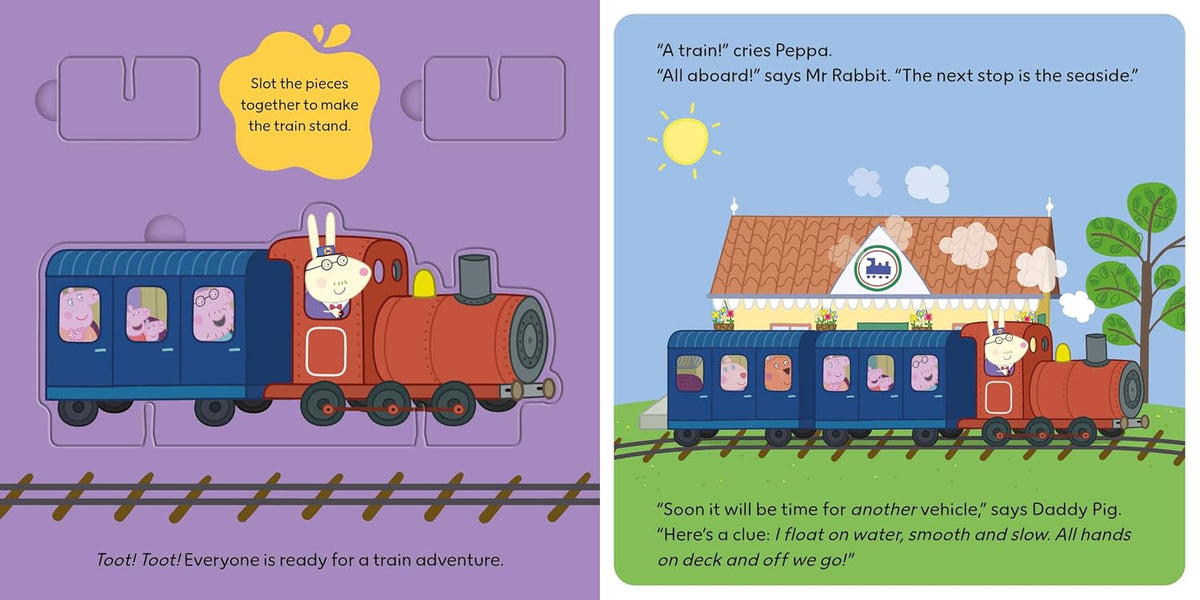 Peppa Pig: Vehicle Fun: A Press-Out-and-Play Book (Board Book)