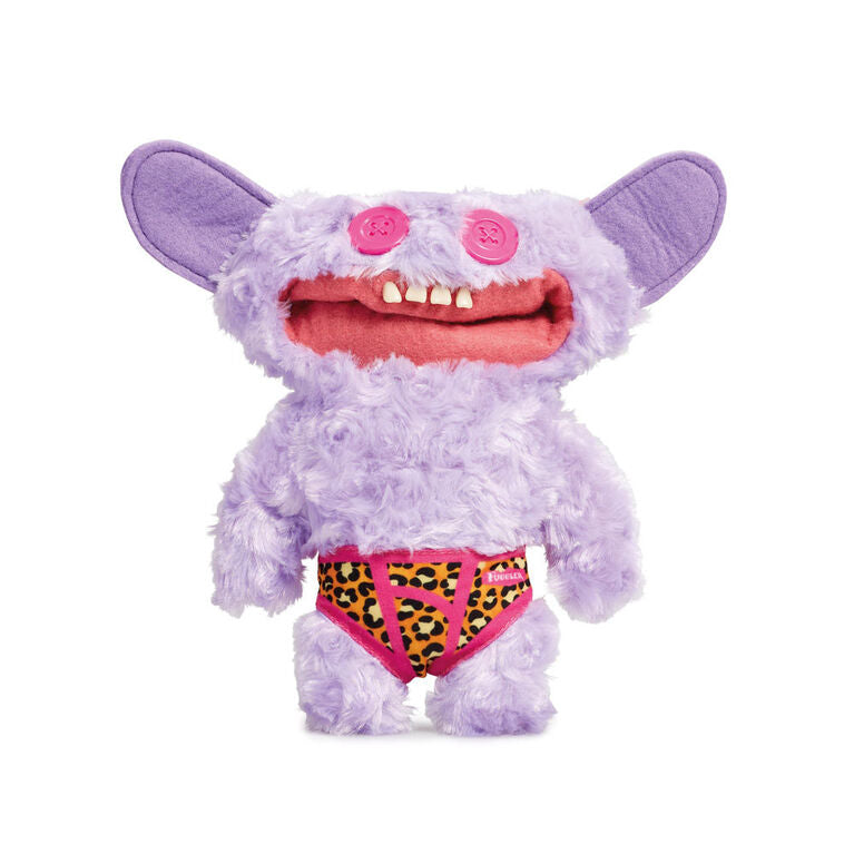 FUGGLER 9 INCH FUNNY UGLY MONSTER BUDGIE FUGGLER GRIN GRIN PURPLE