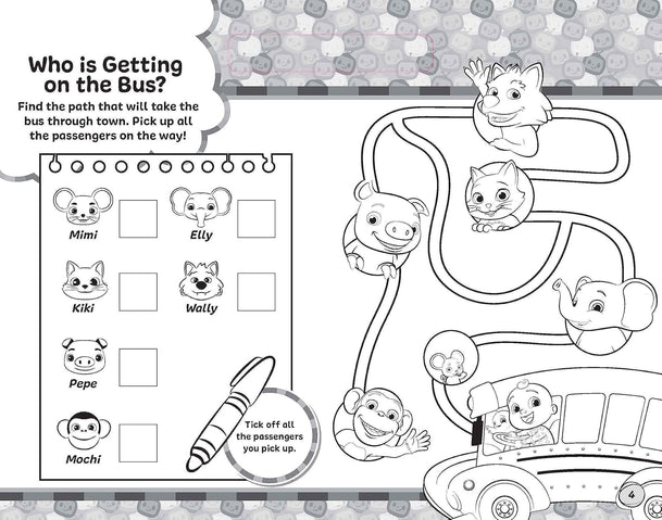 CoComelon - Nursery Rhymes Giant Activity Pad (Paperback)
