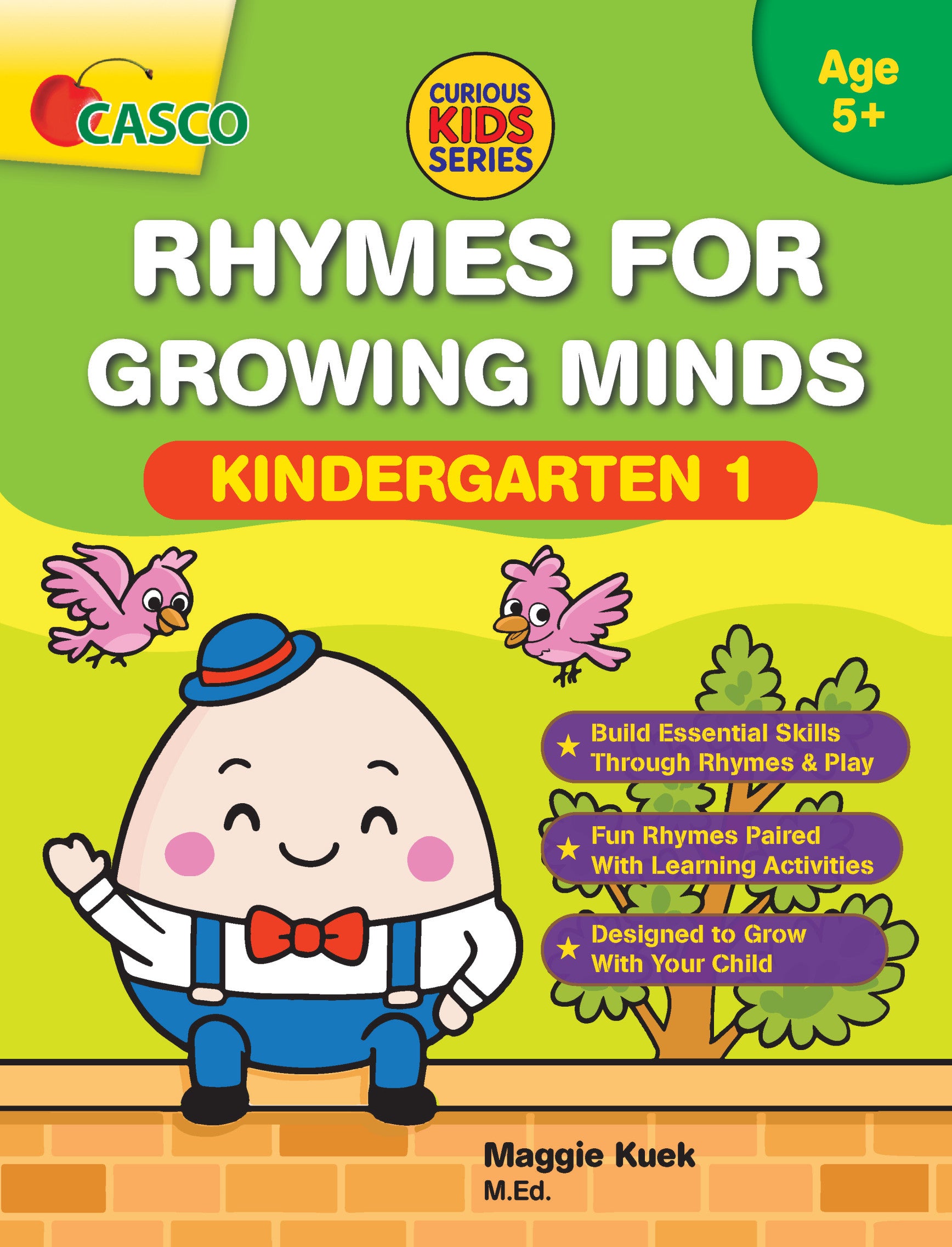 Curious Kids Series: Rhymes for Growing Minds Kindergarten 1