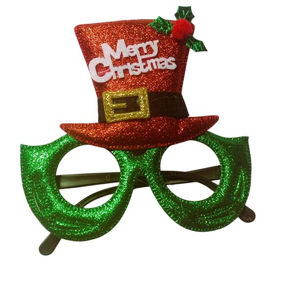 Xmas Hat Glass Deco LSDYJ1516