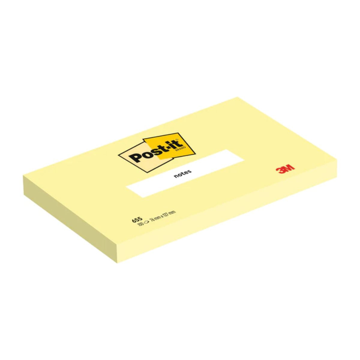Post-it® 655 Notes Yellow 3x5"