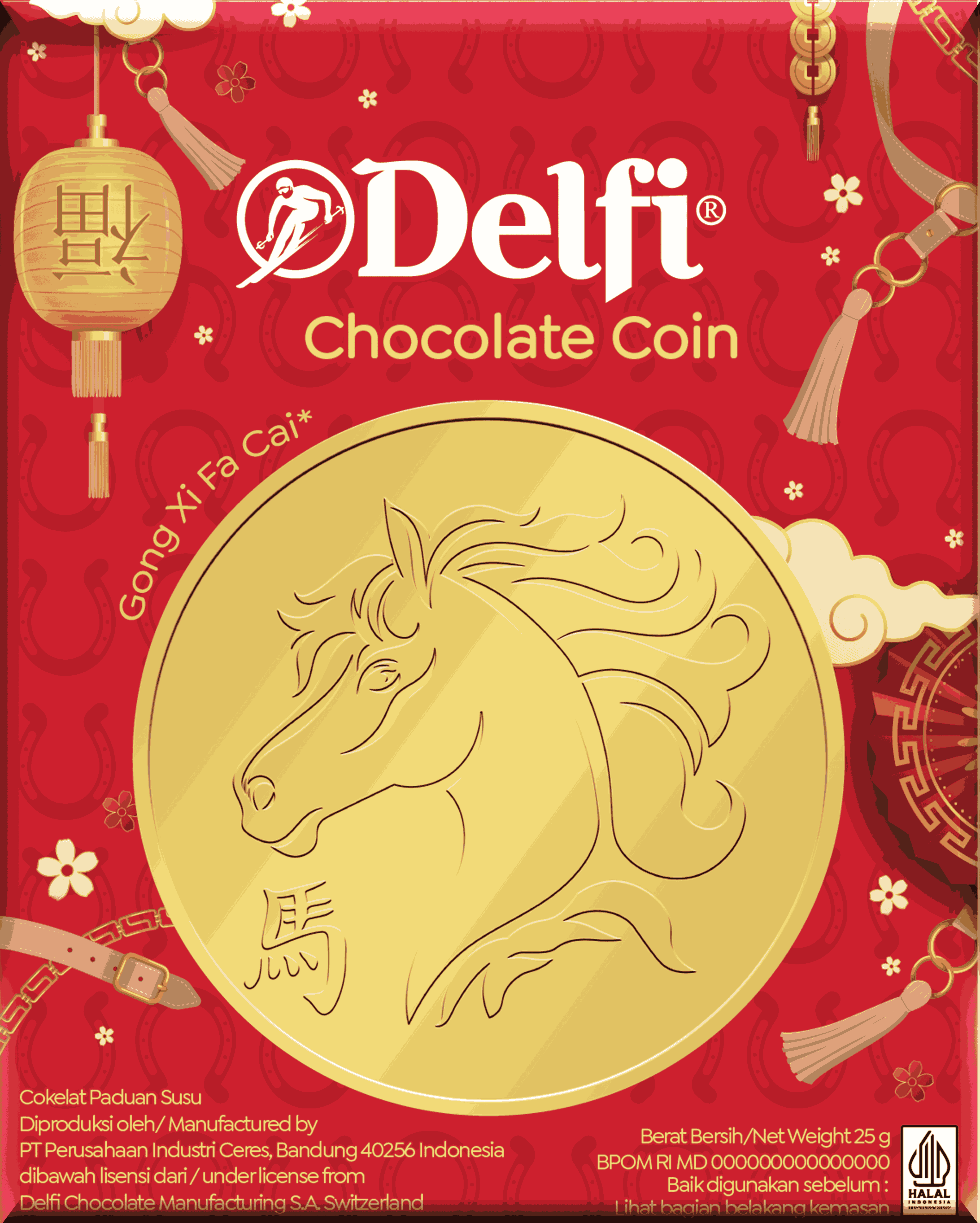 Delfi Cny Coin Chocolate (10x25g)