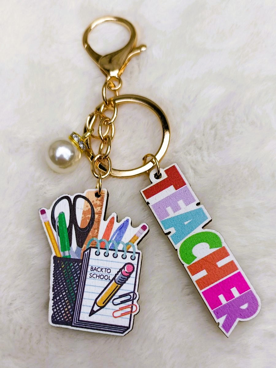 Teacher Wooden Charm Bestever