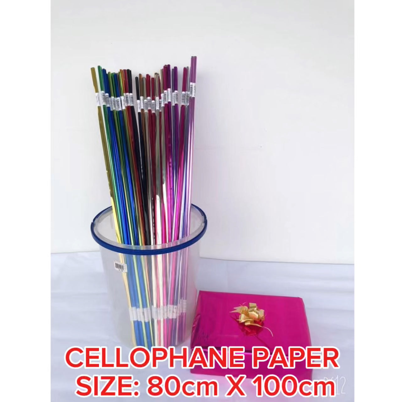 Metallic Wrapping Paper Asst Col