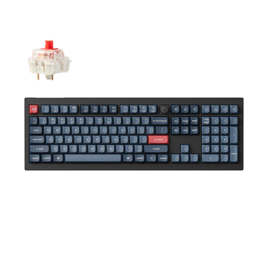 Keychron V6 Max - Carbon Black (Red)