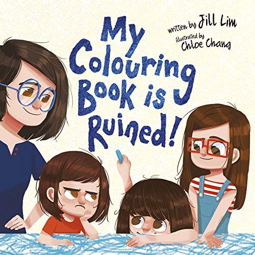 MY COLOURING BOOK IS RUINED
