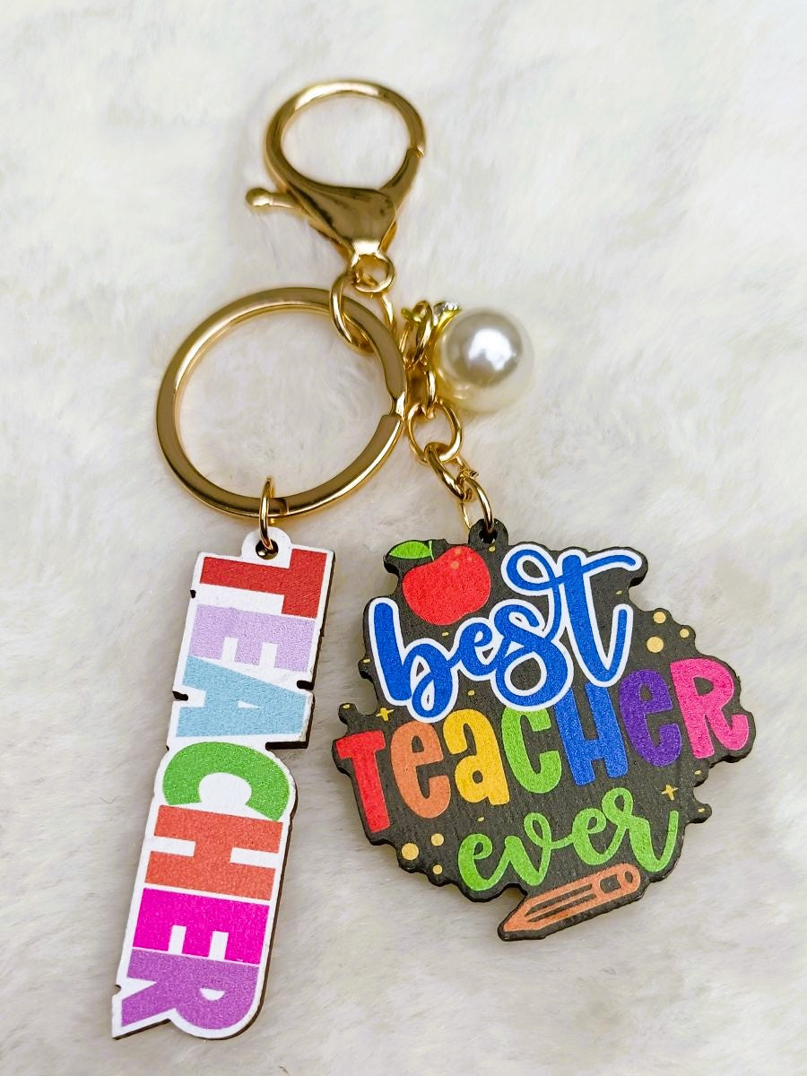 Teacher Wooden Charm Bestever
