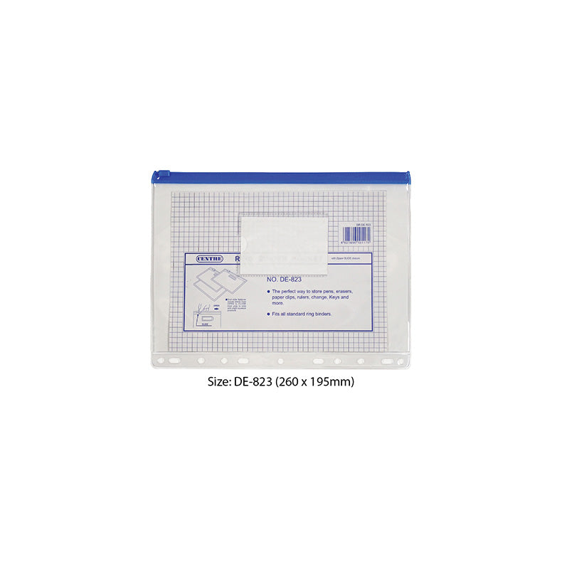 Centre Pvc Ring Binder Pocket B5