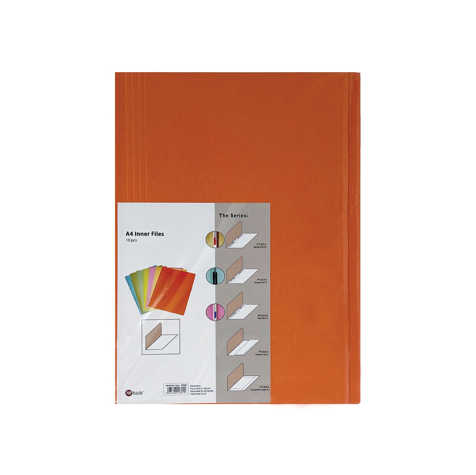 POP BAZIC Inner File A4 10s