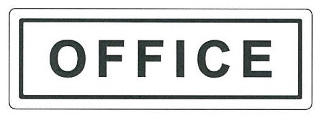 COSMO OFFICE SIGN SA5-644W (150mm X 50mm) – Popular Book Company Pte Ltd
