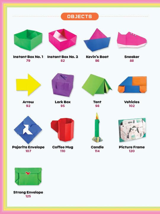 One Fold at a Time Origami: 38 Easy Models for First-Time Folders