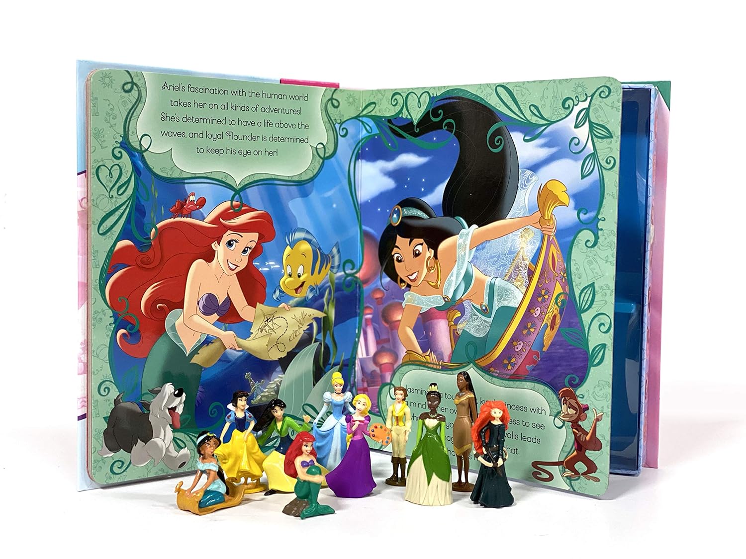Disney Princess Great Adventures: My Busy Books : With Storybook, 10 Figurines and a Playmat (My Busy Books)