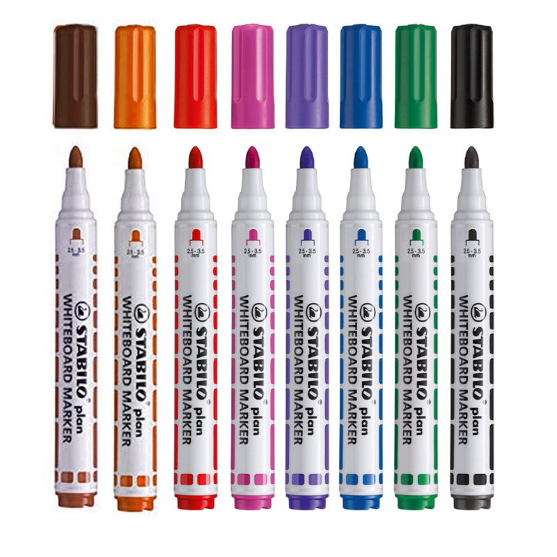 Stabilo Plan Whiteboard Markers 8-colour