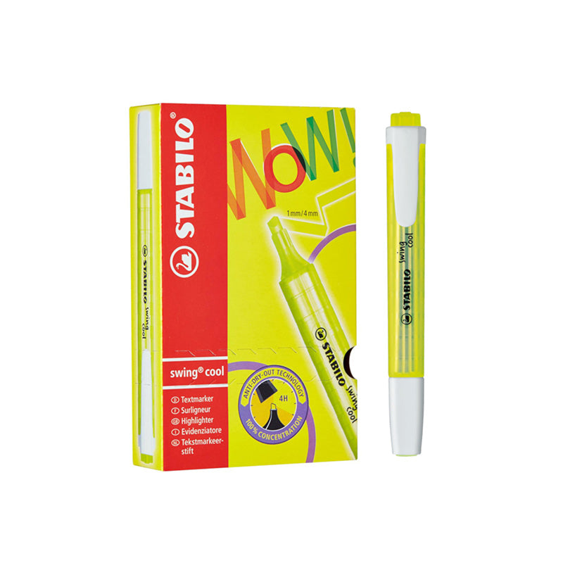 STABILO SWING COOL HLIGHTER  10PCS YEL