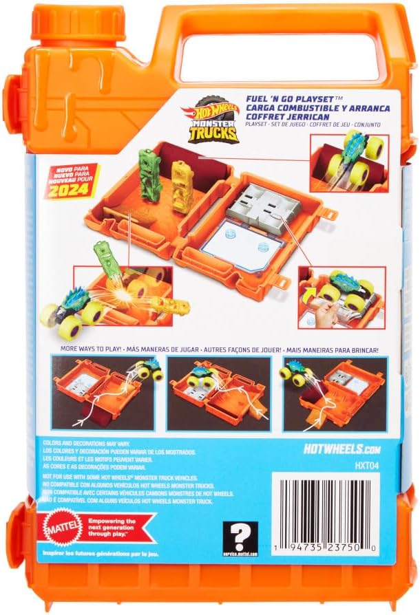 MATTEL HOT WHEELS MONSTER TRUCKS MOTOSAURUS STUNT N GO PLAYSET