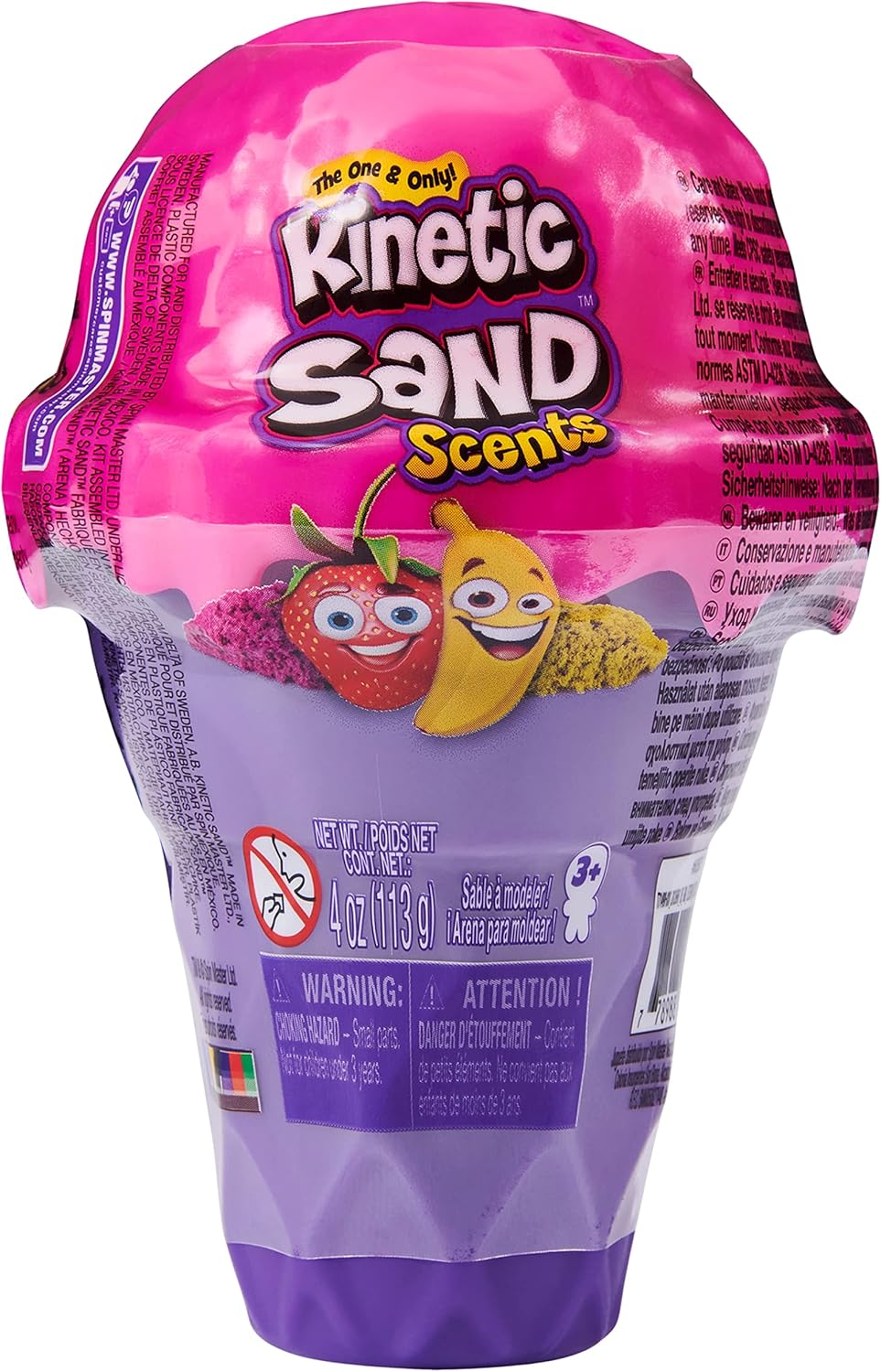 SPIN MASTER KINETIC SAND SCENTS ICE CREAM CONTAINER