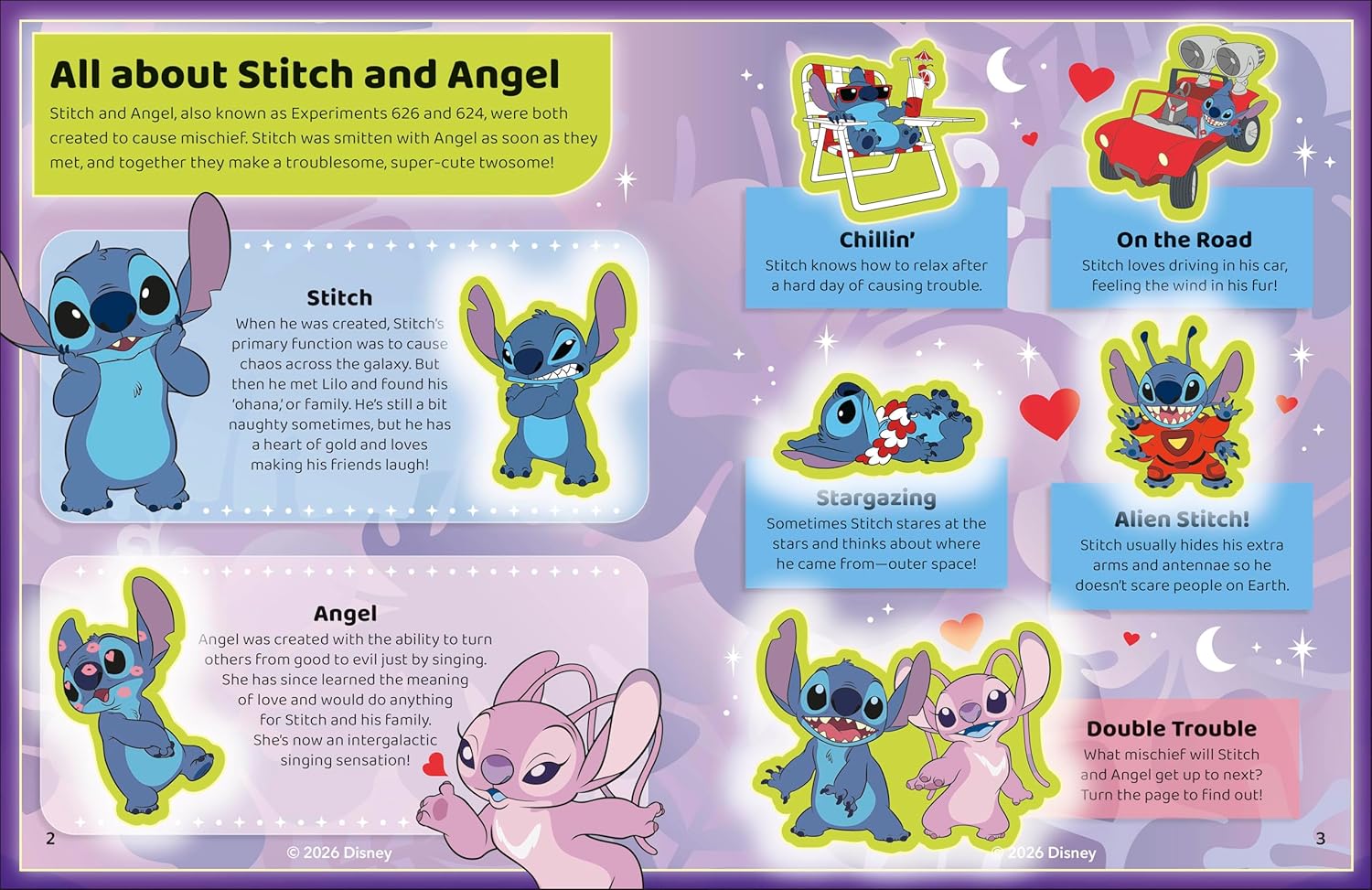 Disney Stitch Glow In The Dark Ultimate Sticker Book (Paperback)