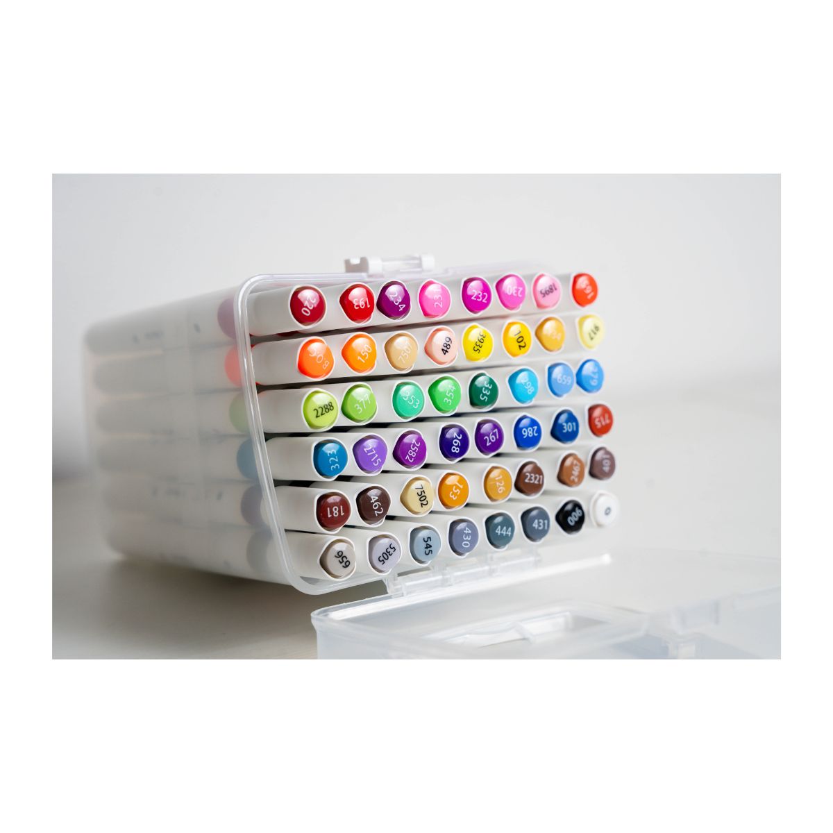 Pop Artz Dual-Tip Art Markers Set (48 Colors) - PA-901-48