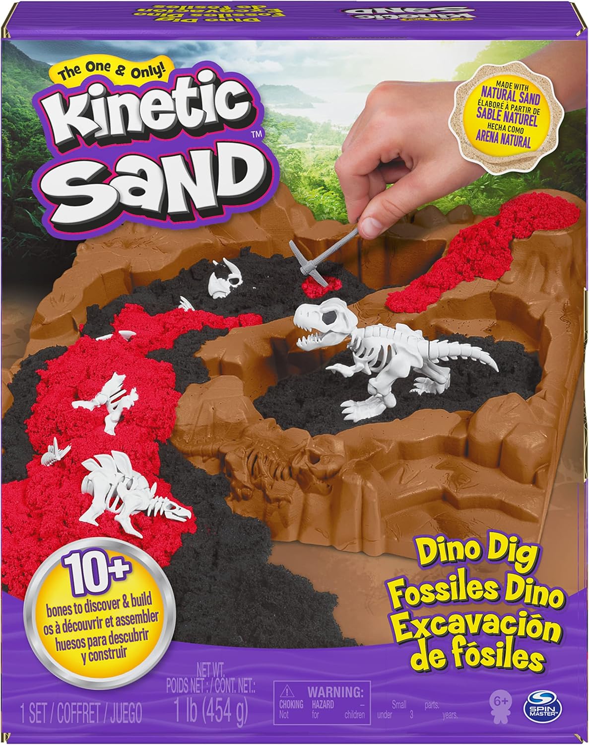 SPIN MASTER KINETIC SAND DINO DIG PLAYSET