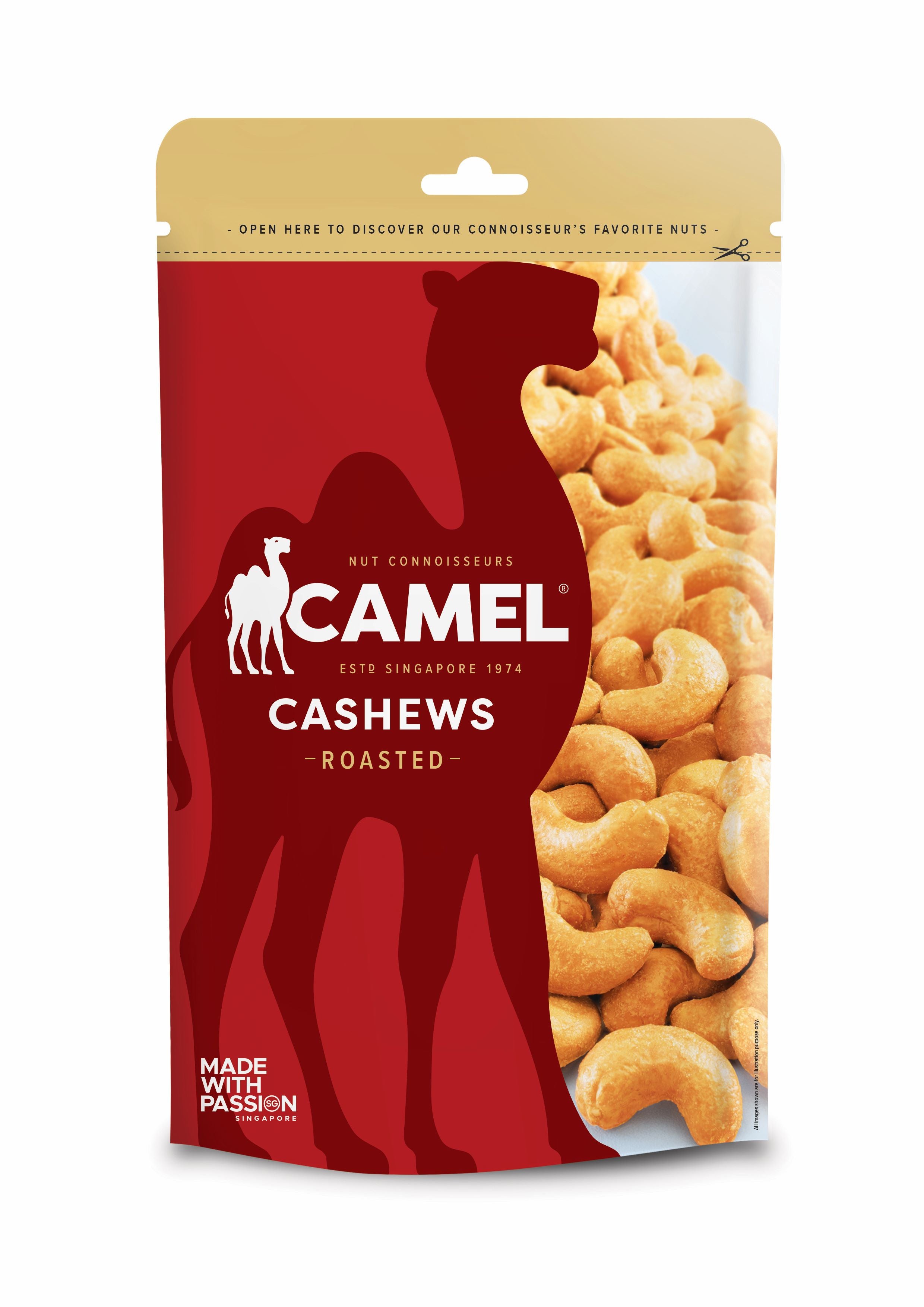 Camel Roasted Cashews 36gm